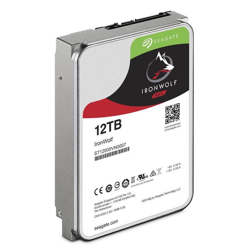 HD 12TB Seagate IronWolf para Servidor NAS 256MB Sata 6 7200rpm